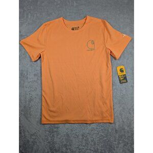 Carhartt T Shirt Youth Boys Size Medium 10-12 Sun Defence Rugged Flex UPF 50